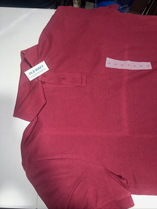 Old Navy Classic Fit men’s red polo shirt Size Men’s L