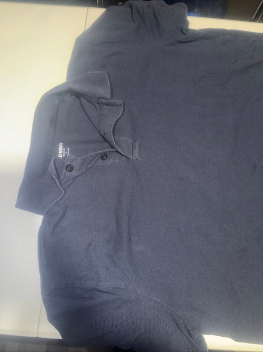 Old Navy Classic Fit Men’s Blue Polo Shirt Size Large