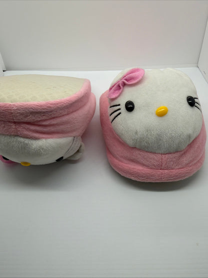 Hello Kitty Plush Slippers In Pink Size 6