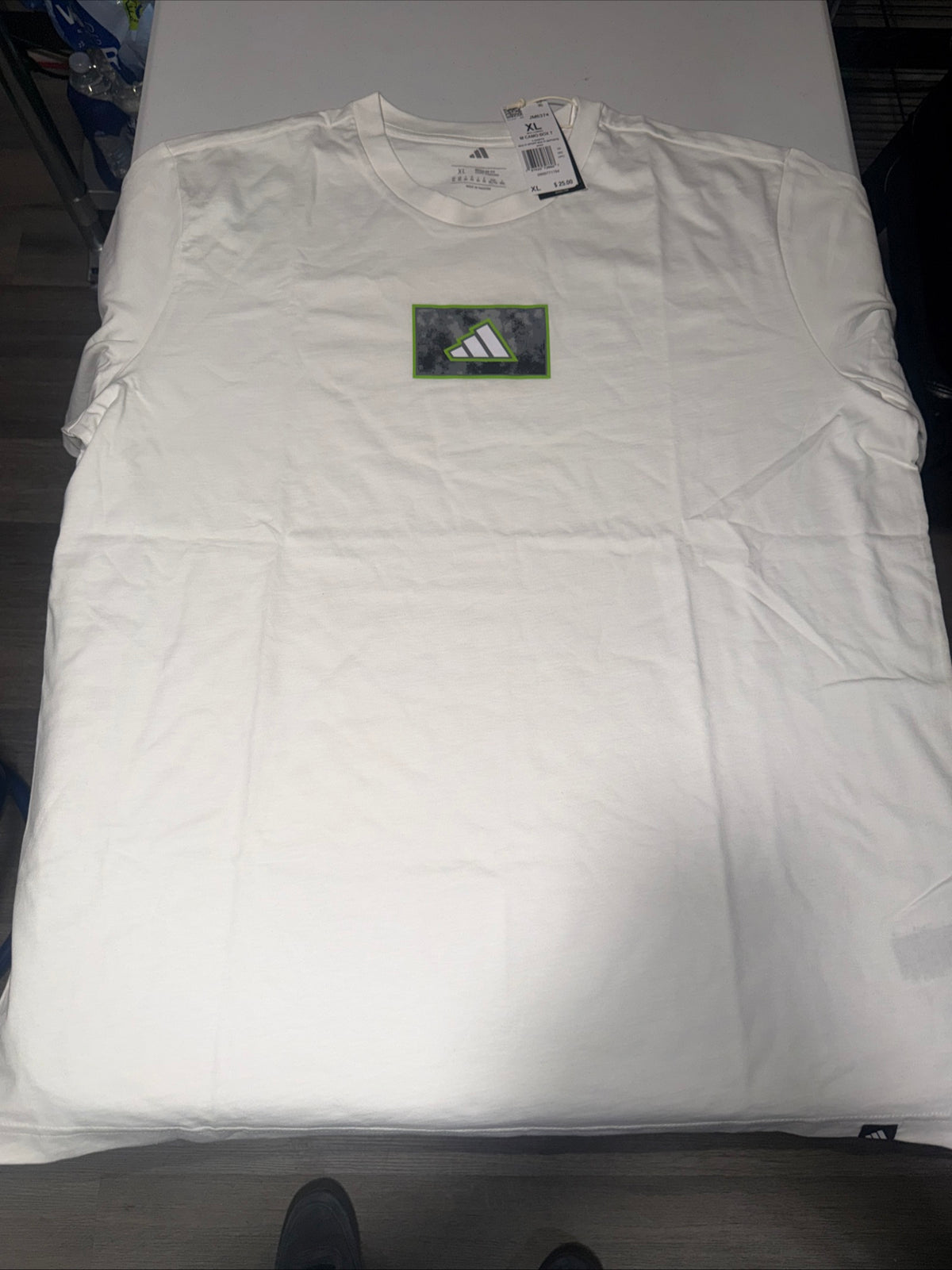Adidas Regular Fit Coupe Standard Shirt In white Size Men’s XL