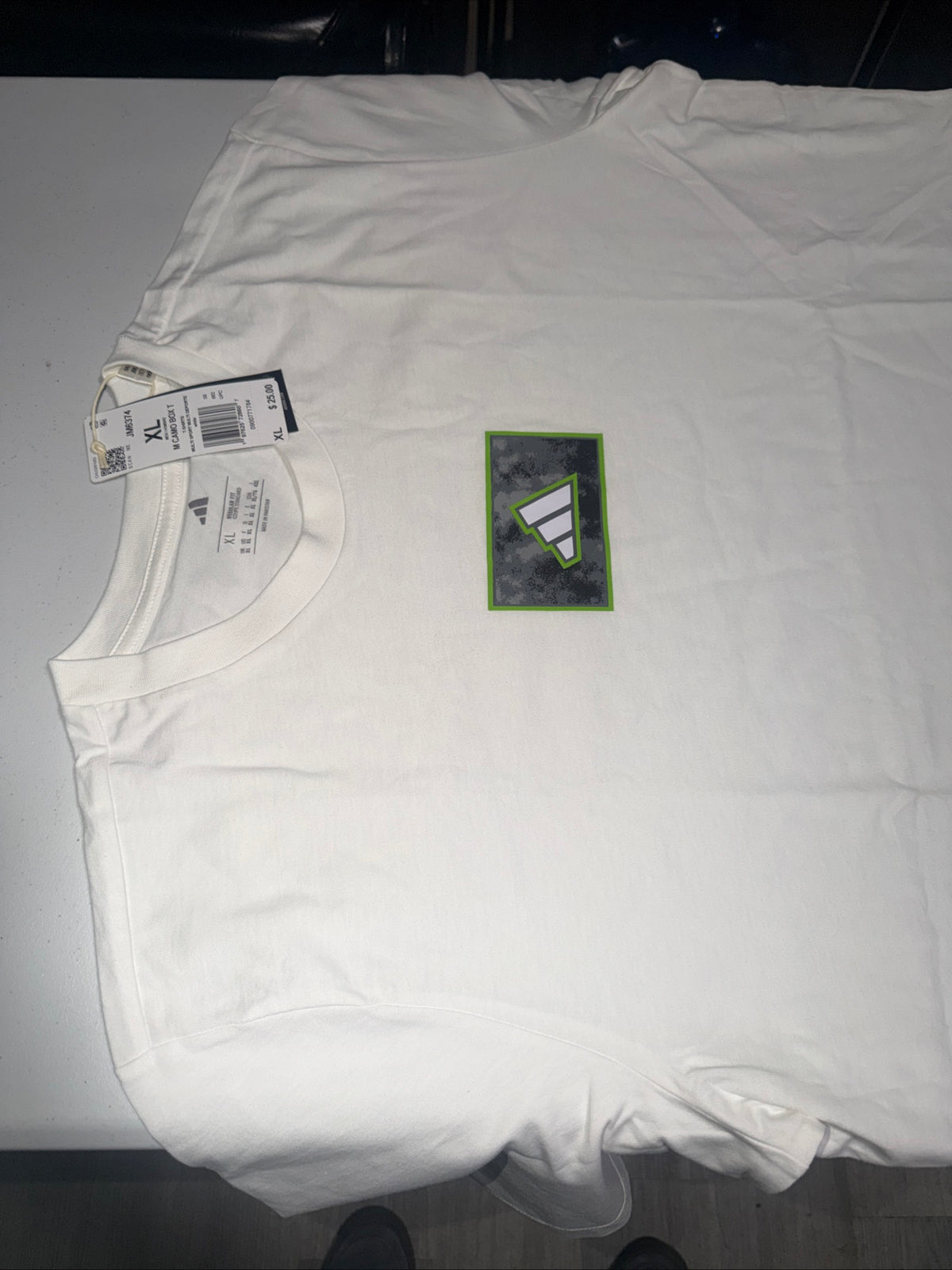 Adidas Regular Fit Coupe Standard Shirt In white Size Men’s XL