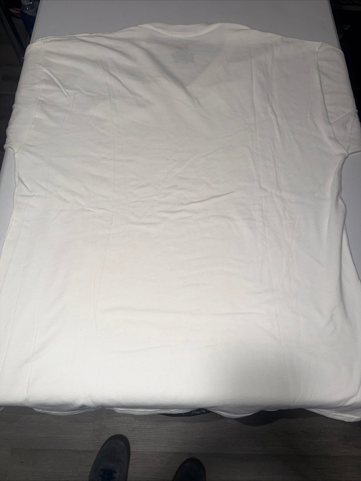 Hanes Men’s White V-Neck undershirt Made from ComfortSoft cotton Fabric L/G/G