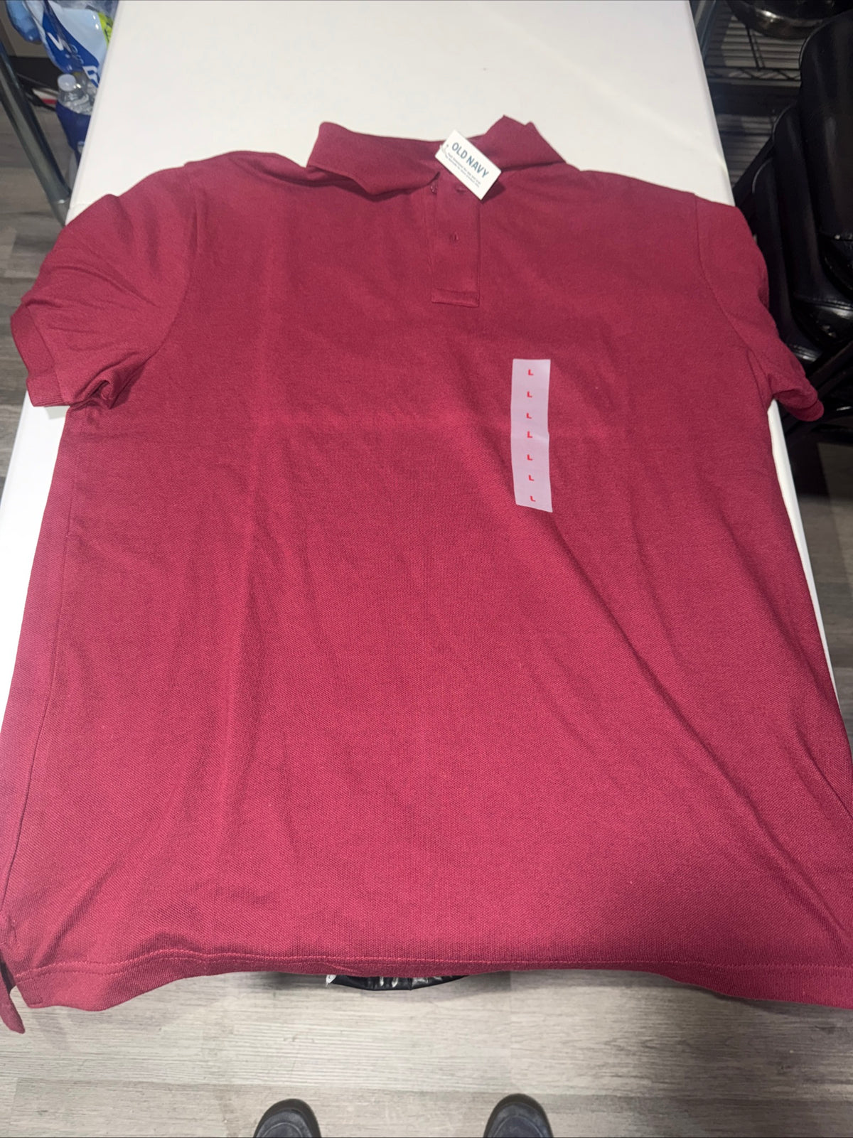 Old Navy Classic Fit men’s red polo shirt Size Men’s L