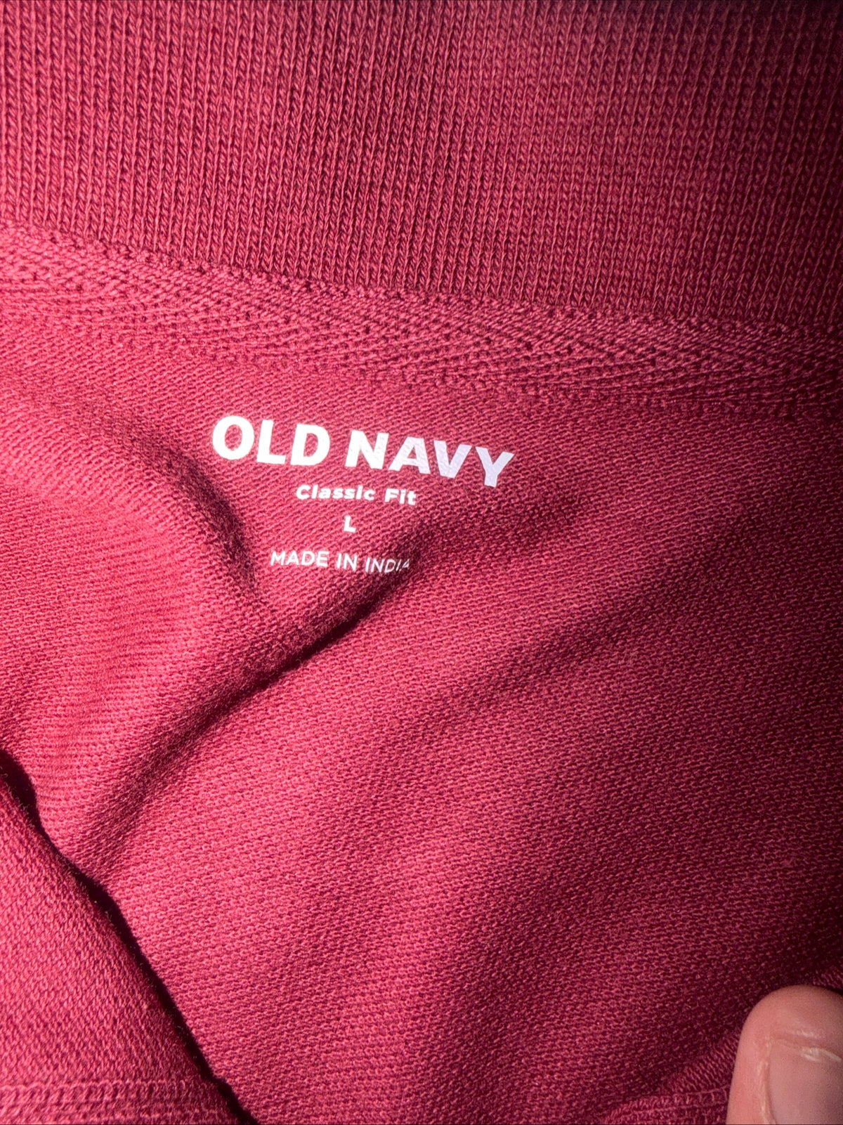 Old Navy Classic Fit men’s red polo shirt Size Men’s L