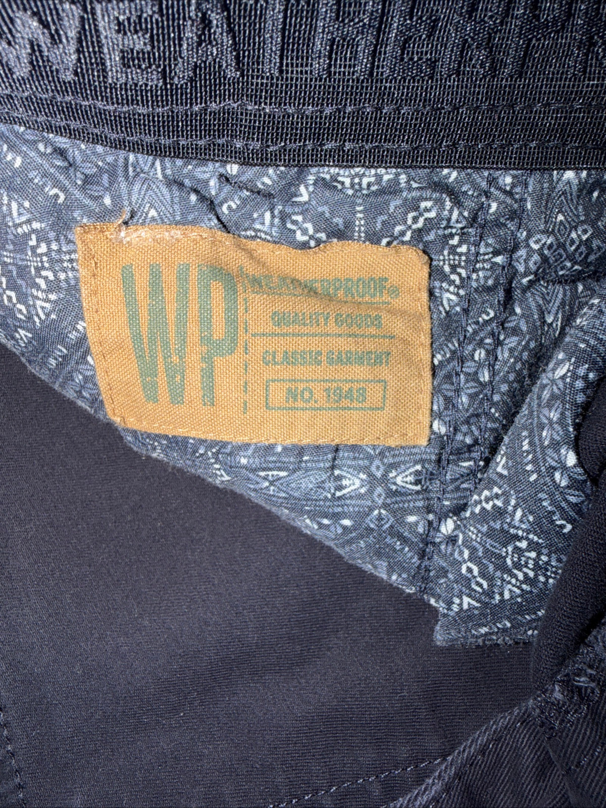 WP WeatherProof Dark Blue Men’s pants, Size 34x30