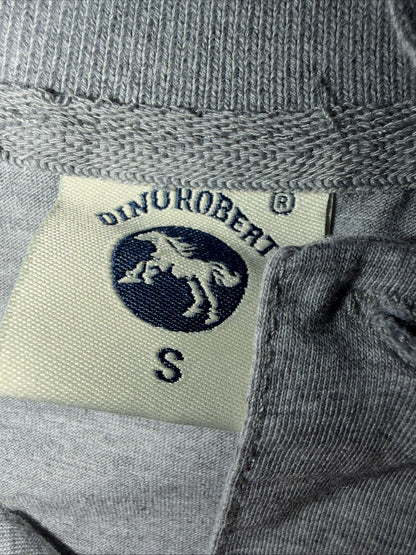 DinoRobert Men’s Grey Polo Shirt Size Small