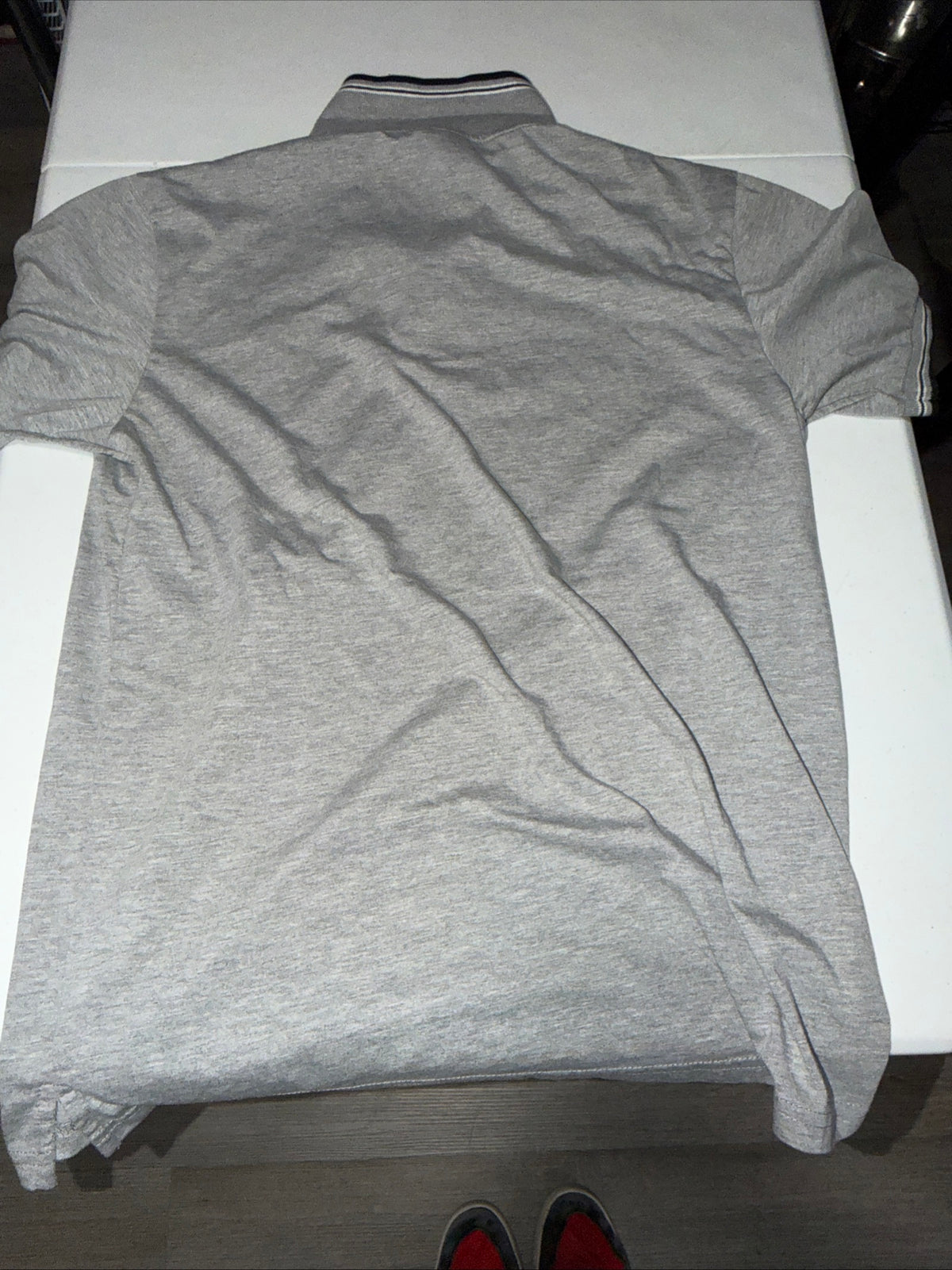 DinoRobert Men’s Grey Polo Shirt Size Small
