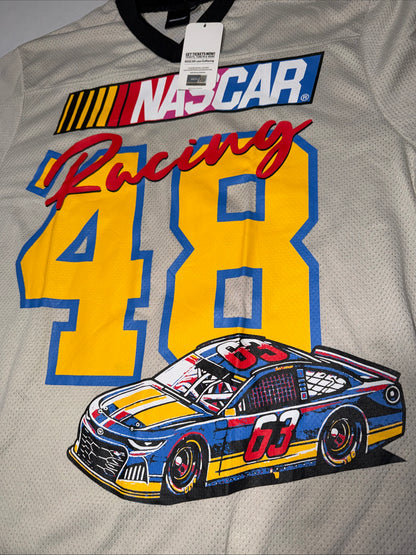 Men’s NASCAR Retro Graphic T-Shirt With A Number 48 on It Size M