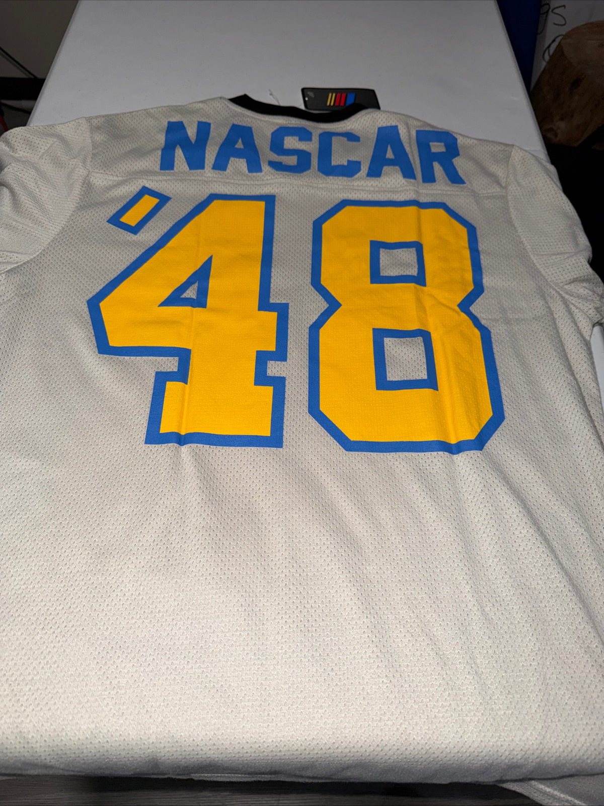 Men’s NASCAR Retro Graphic T-Shirt With A Number 48 on It Size M