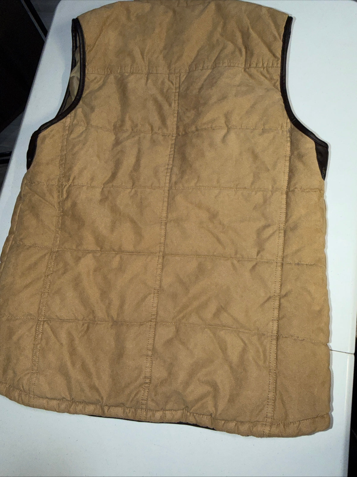 Class/club Brand Tan Leather Jacket Size 18/20