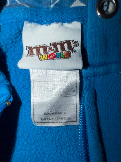 Blue M&M’s World Full-zip hoodie Size L