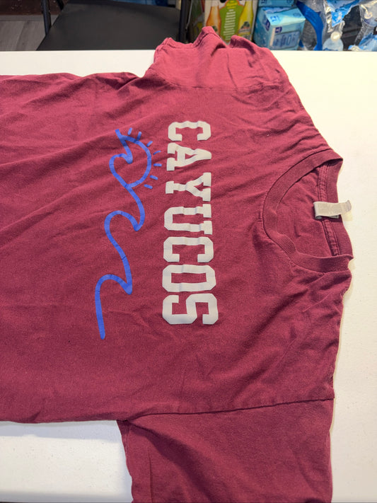 Vintage Cayucos California Wave Graphic Tee Size M For Youth