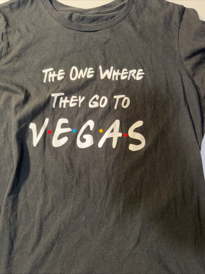 “The One Where They Go To Vegas” Friends-Inspired Graphic T-Shirt Size S Men