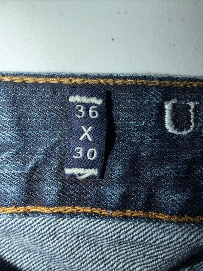 U.S. Polo Assn. Men’s Straight Leg Jeans Dark Wash Blue Denim Size 36x30