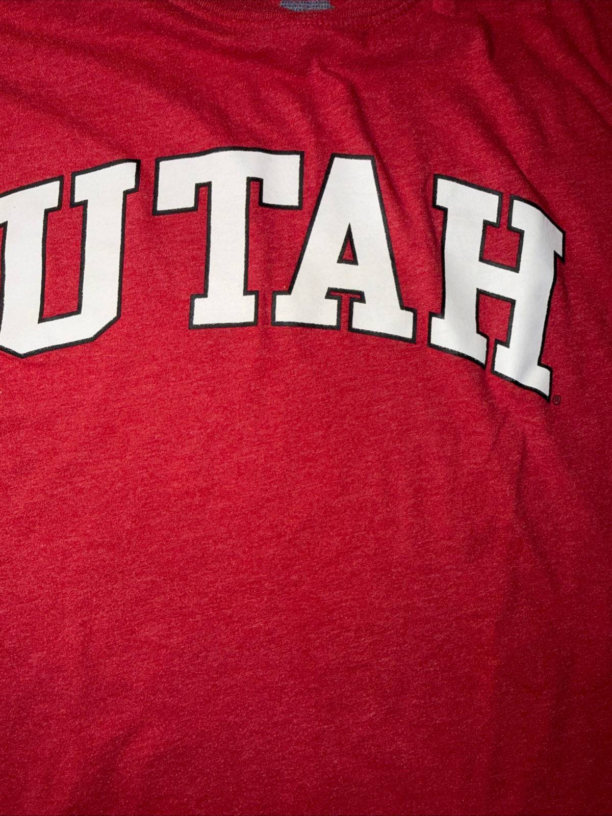 Champion University of Utah Men’s Red Short Sleeve T-Shirt Size M