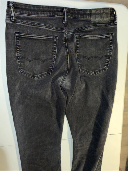 American Eagle Next Level Flex Jeans Men’s 32x28 Faded Black Slim Straight