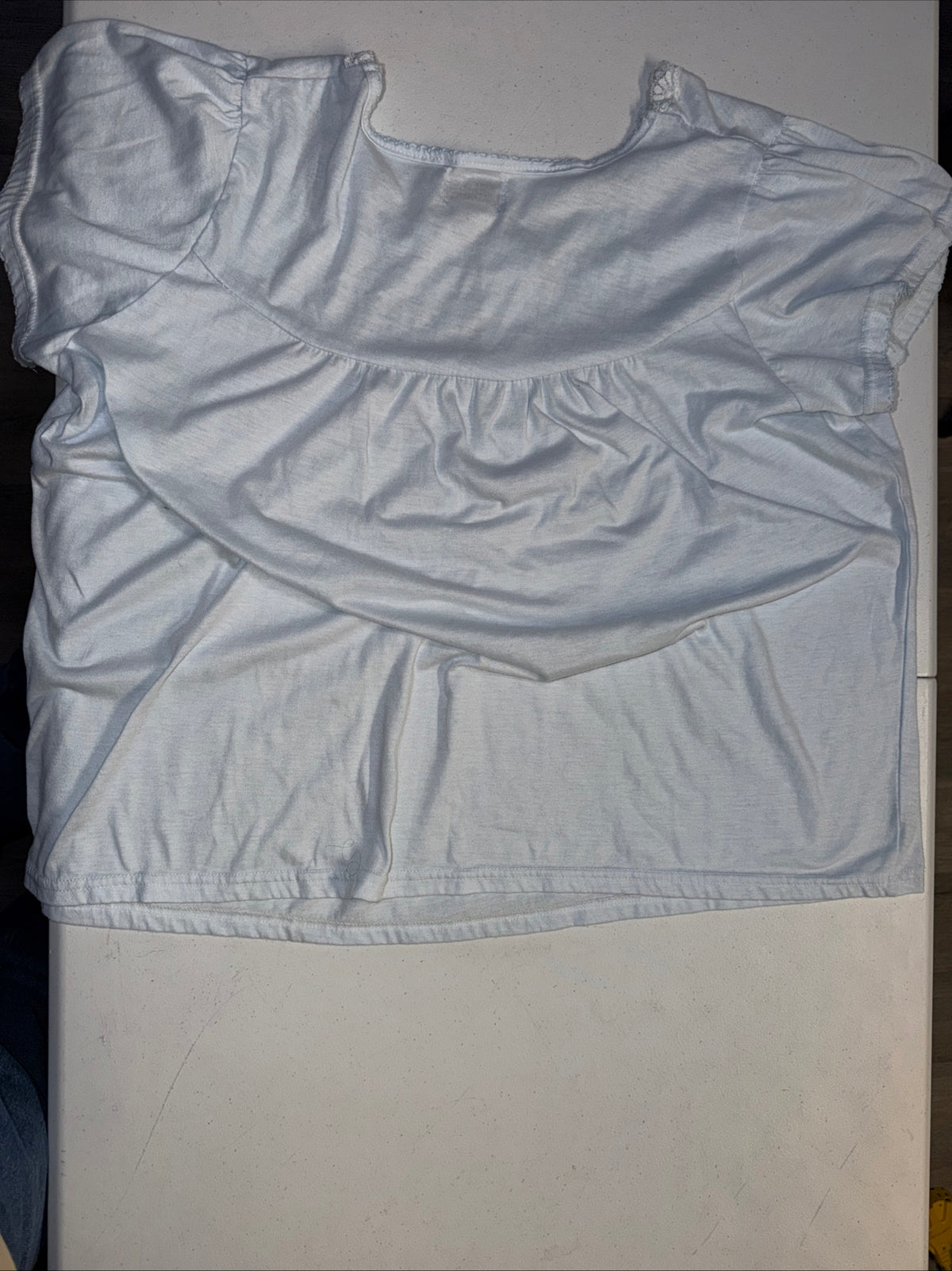 Amanda Paige Pastel Blue Smocked Henley Nightgown SleepWear Plus Size 1X